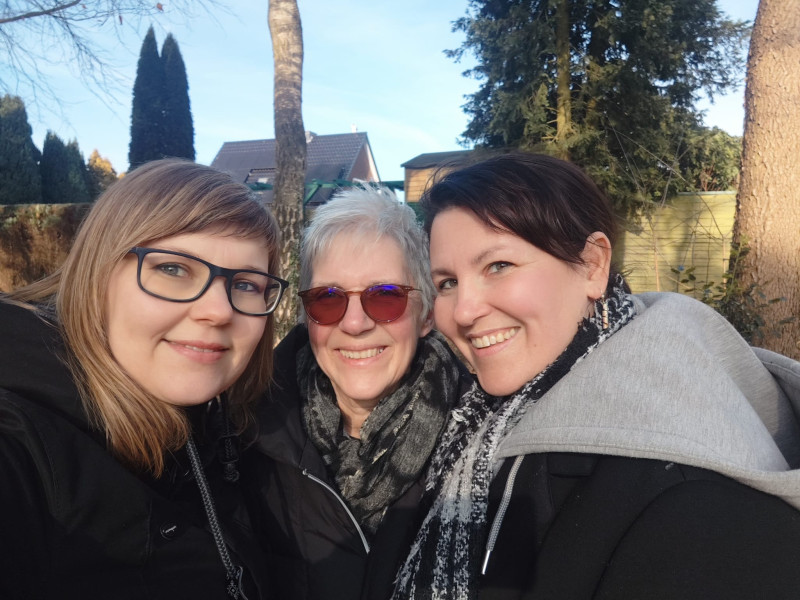 Julia und Netti und Kerstin